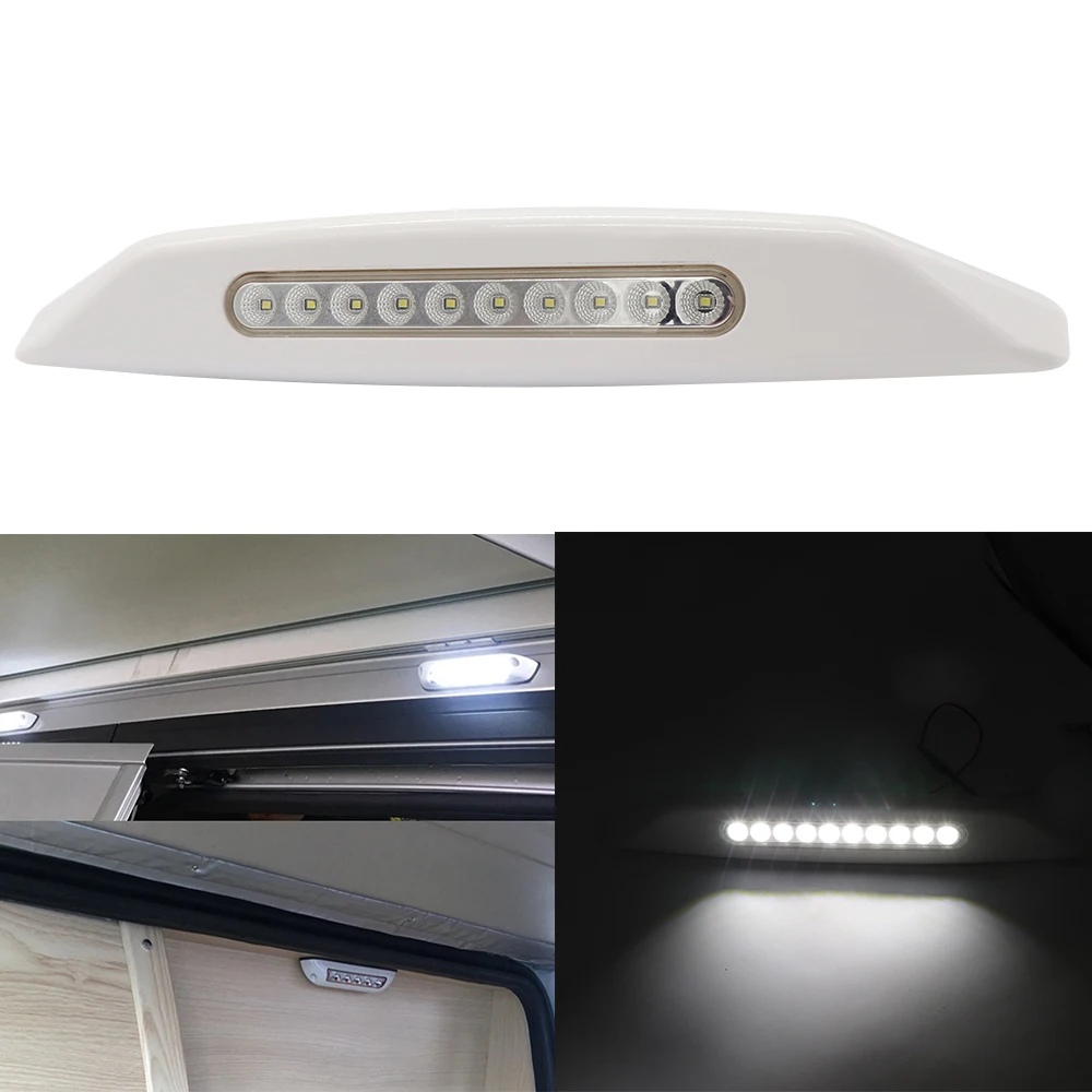 

12V LED Awning Lamp Waterproof Exterior Lamps Light Bar for Motorhome Caravan RV Van Camper