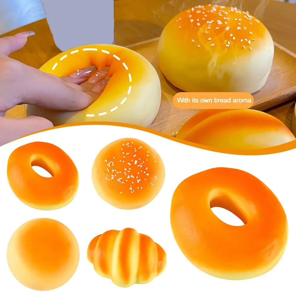 

Slow Rebound Bread Squeeze Decompression Toy Soft Pinch Children Hand Artifact Squeeze Vent Toys Stress Toys Relief Adult Z7M7