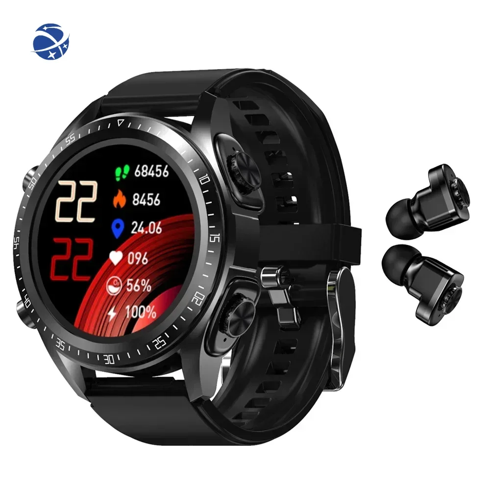 

JM03 TWS 2 in 1 Fashion Smart watch headset smartwatch IP67 waterproof Sports Business smart watches with earphone