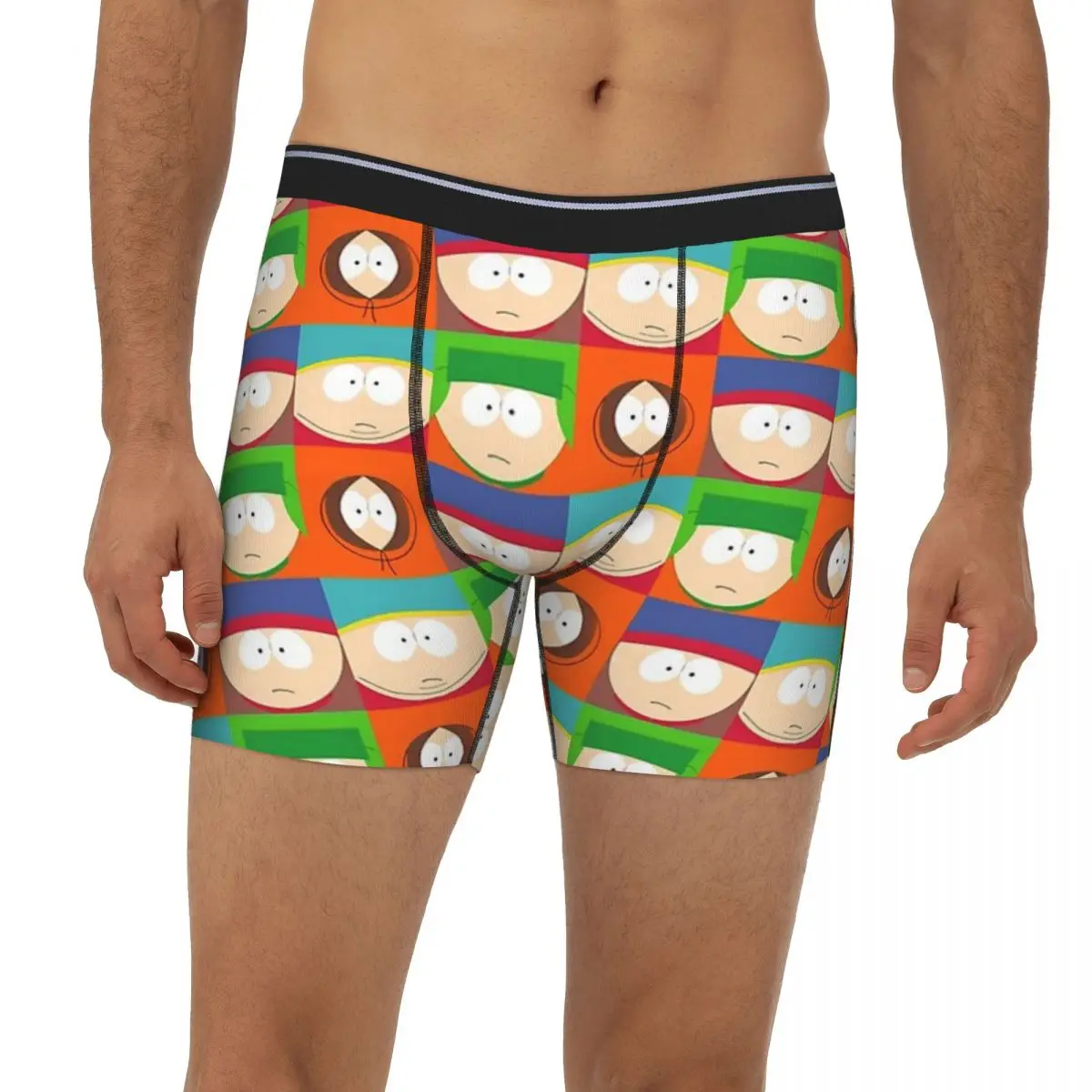 

Southpark Boys Cartoon Anime Long Boxer Underpants Short Men Panties Breathable Underwear for Homme Man Boyfriend Gifts