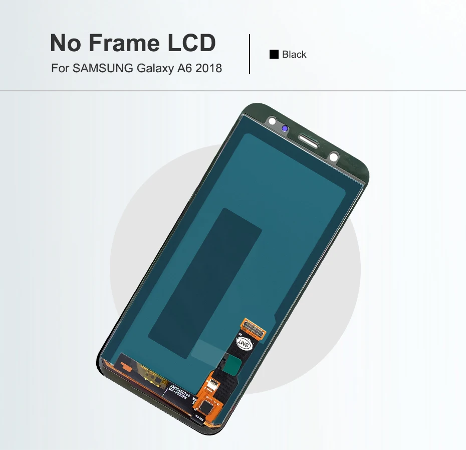삼성 갤럭시 A6 2018 A600 SM-A600F A600FN 용 LCD 디스플레이, 터치 스크린 디지타이저 어셈블리, 스크루 드라이버 교체