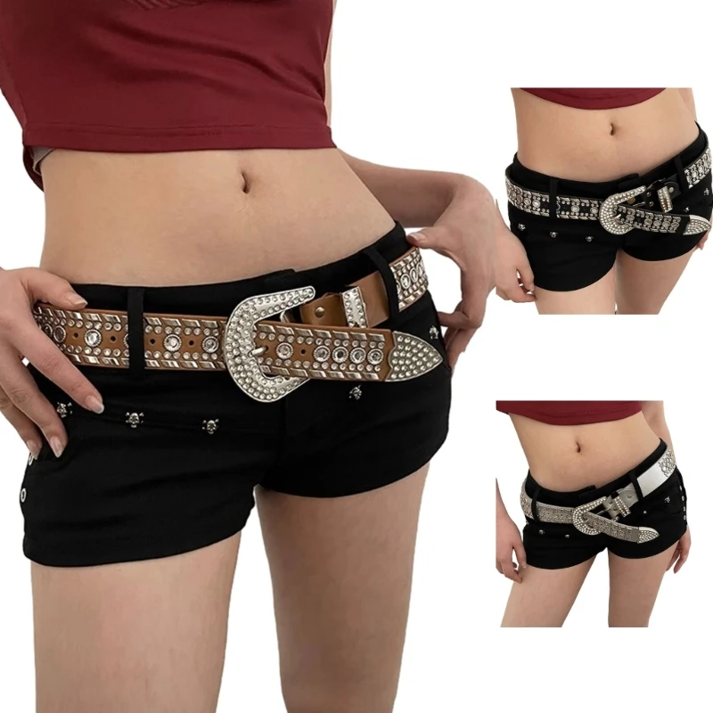 

Multiple Color Waist Belt Western Diamond Belt Cowgirl Cowboy Belt Dropship