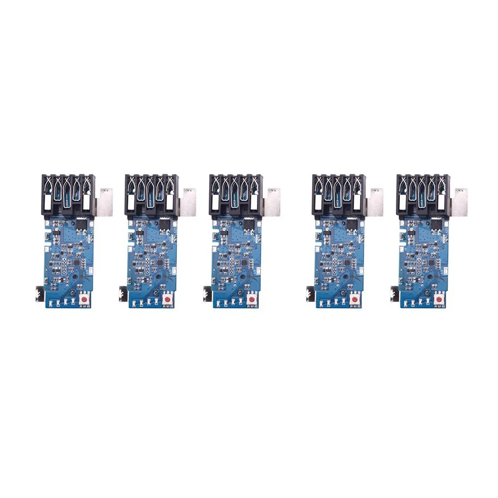 5Pcs M18 Battery PCB Board Charging Protection Circuit Board Replacement for Milwaukeee M18 18V Lithium Battery