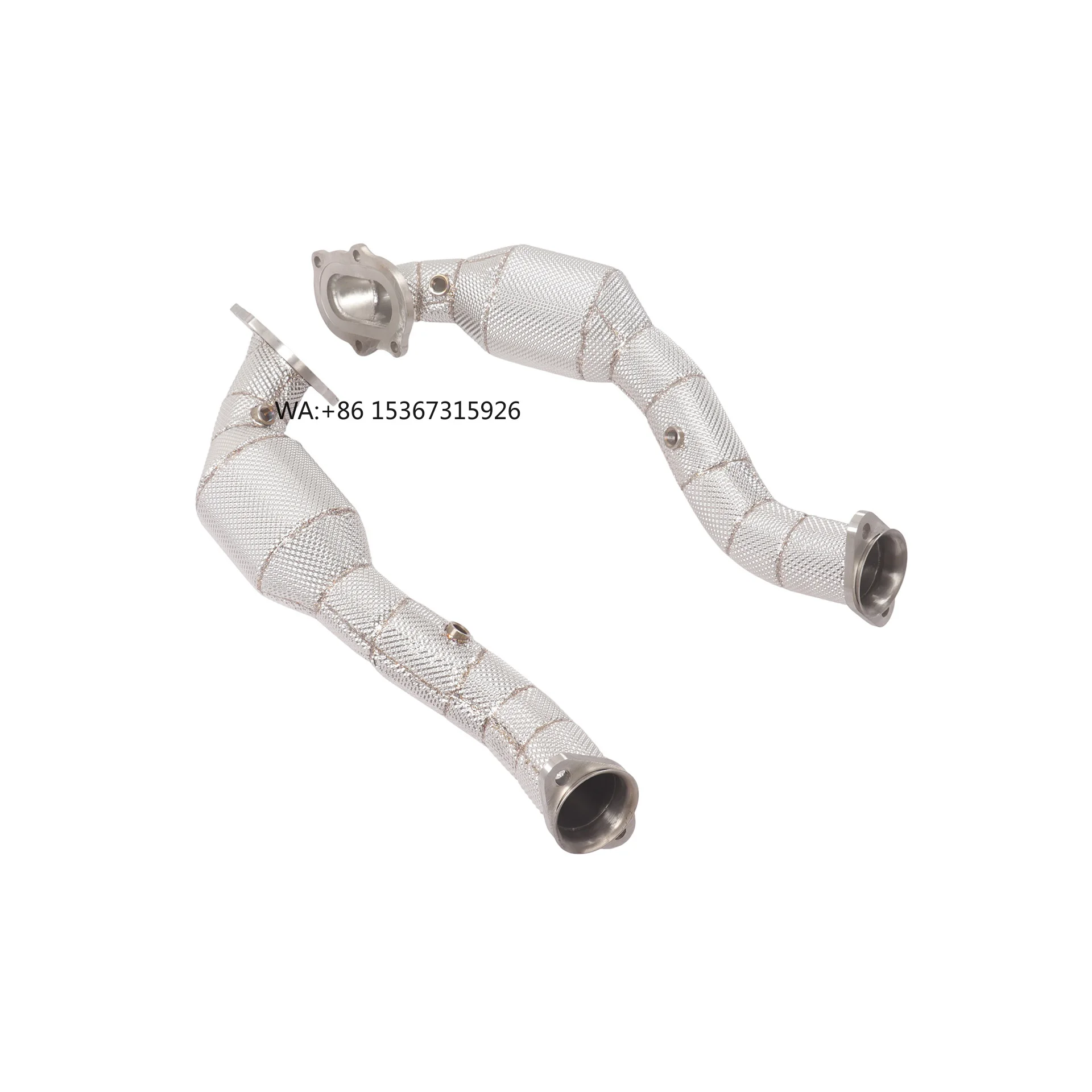 

SS304 Downpipe with Catalytic Converter & Heat Insulation