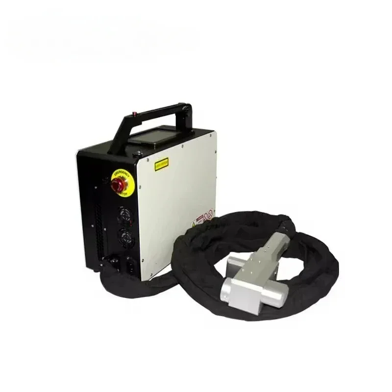 Portable 100W Pulse Wood Stone Metal Rust Removal Fiber Laser Cleaning Machine