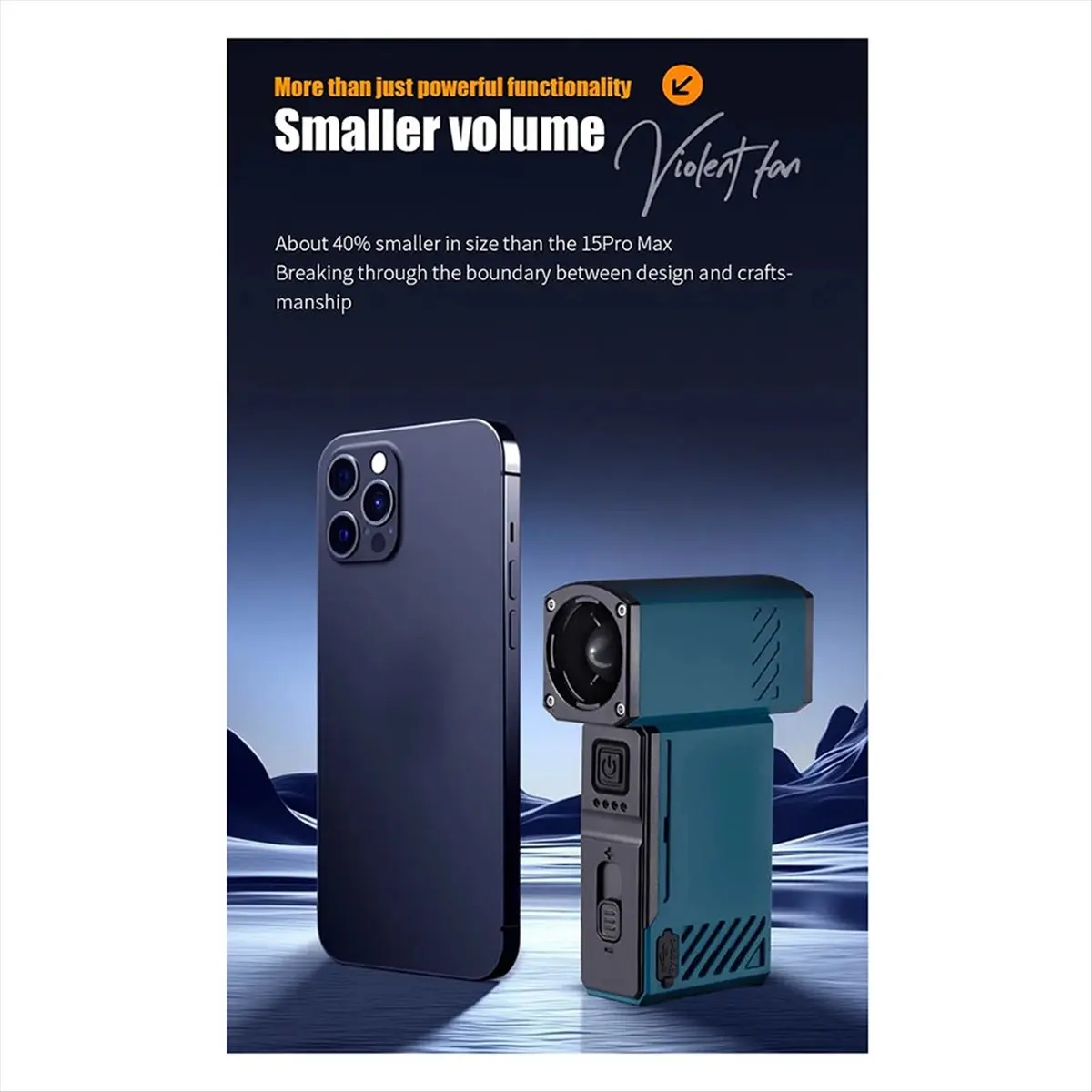 

130000RPM Hight Power Outdoor Handheld Fan Camping Violent Fan Motor Turbofan Portable Vacuum Cleaner and Dust Blower B