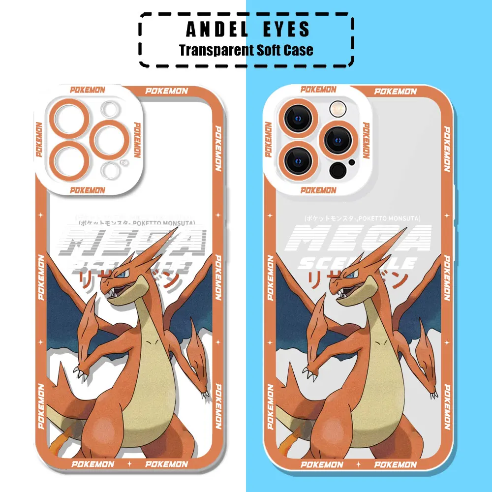 Japan Amime Pokemon Pocket Mewtwo Phone Case For Redmi Note 13 13R 12 12S ProPlus 11 11S 10 10S 9 9T 8 Pro Max Transparent Cover