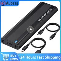 10Gbps M2 SSD Case NVME SATA Dual Protocol M.2 to USB Type C 3.1 SSD Adapter for NVME PCIE NGFF SATA SSD Disk Box M.2 SSD Case