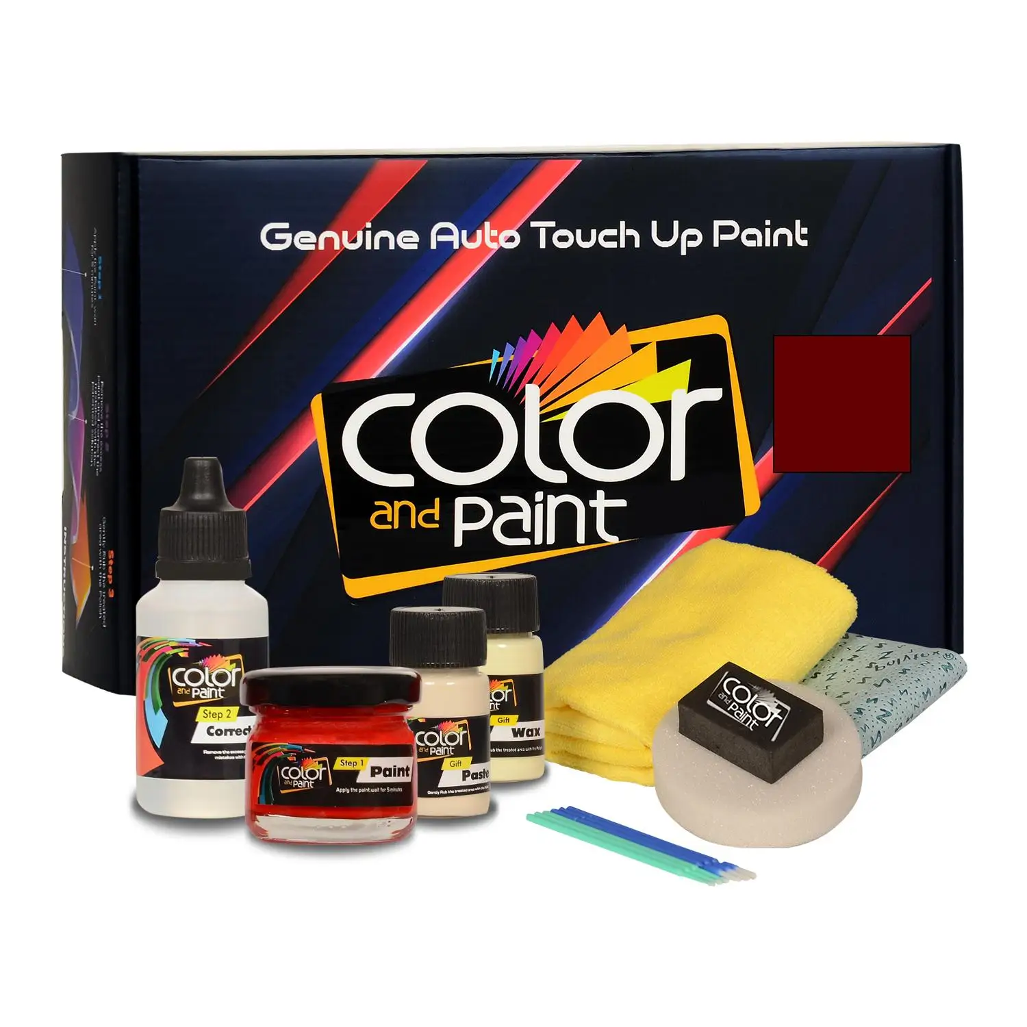 Color and Paint compatible with Ford Europe Automotive Touch Up Paint - PANTHER BLACK PEARL - J - Basic Care