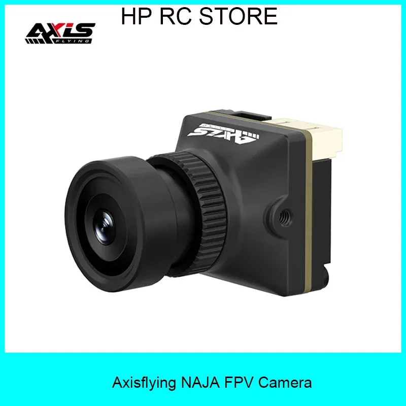 

Axisflying NAJA FPV Camera 1500TVL Night Vision 16:9/4:3 NTSC/PAL Low Latency HD 125° Wide Angle for RC FPV Drone Accessories