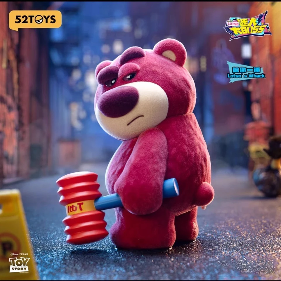 

Authentic 52TOYS Disney Lotso 3rd Generation Charming Boss Series — Handmade Blind Box Doll Cute Collectible & Heartwarming Gift