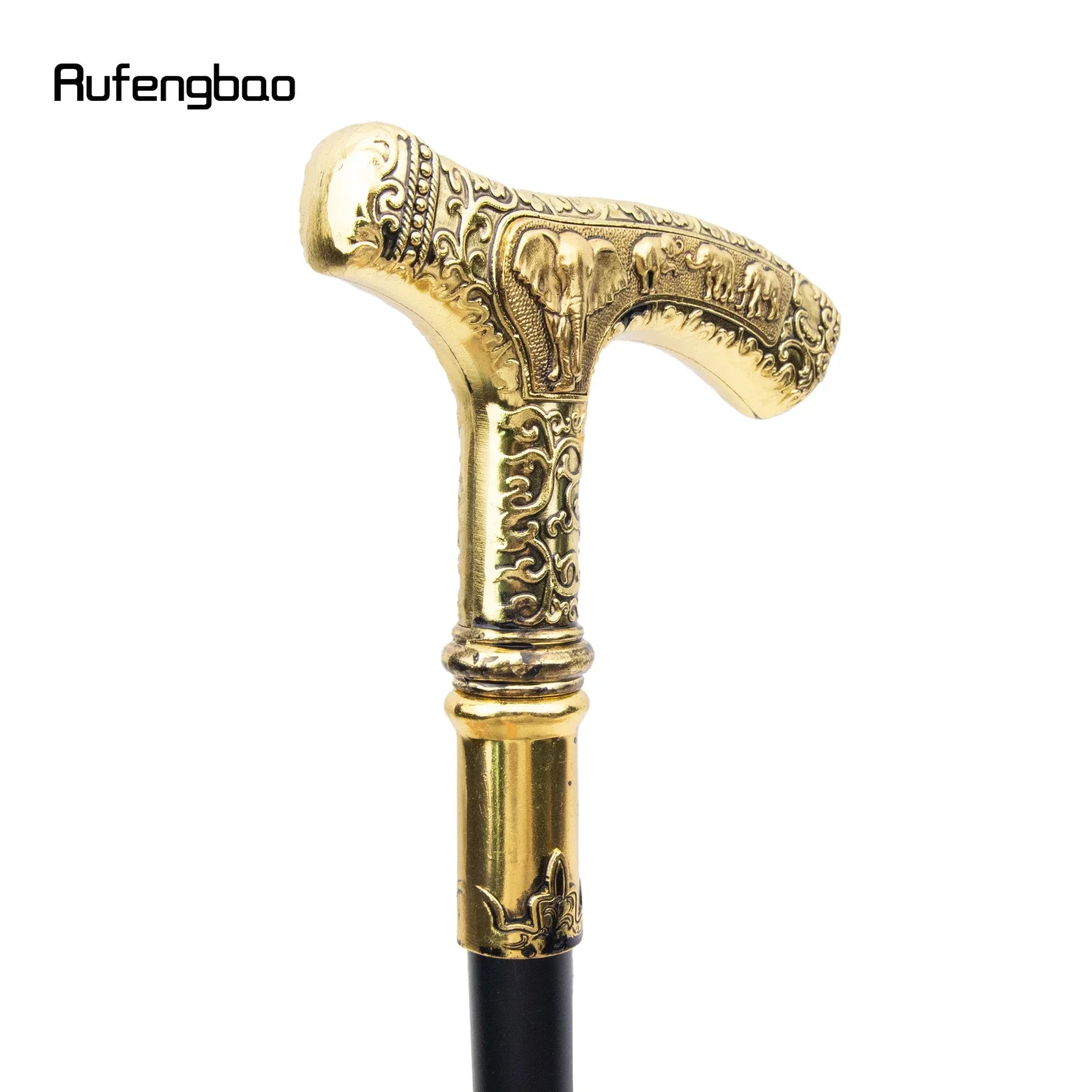 Elegante gouden olifant decoratieve stok - 35