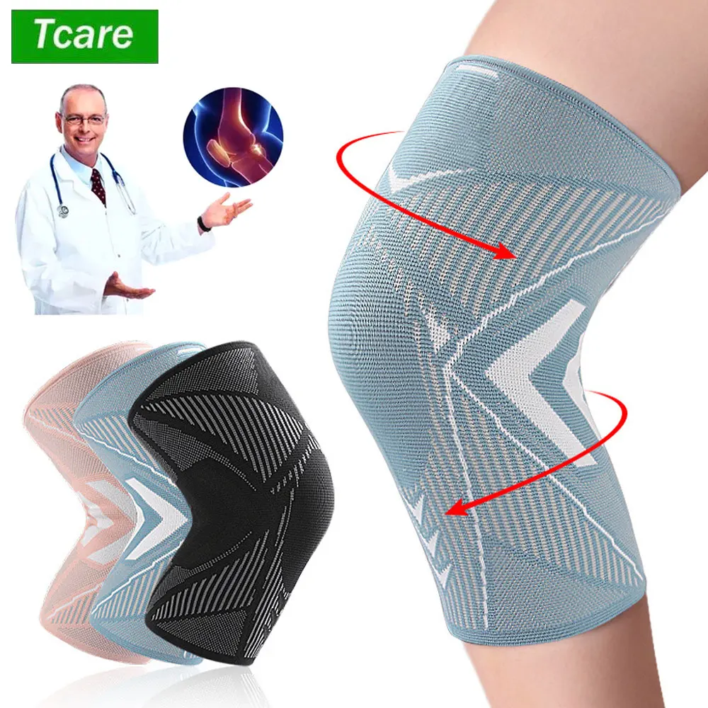 1 Pcs Knee Supports Brace, Knee Compression Sleeves for Joint Pain Relief, Arthritis, Injury Recovery, Meniscus Tear, Knee Pain