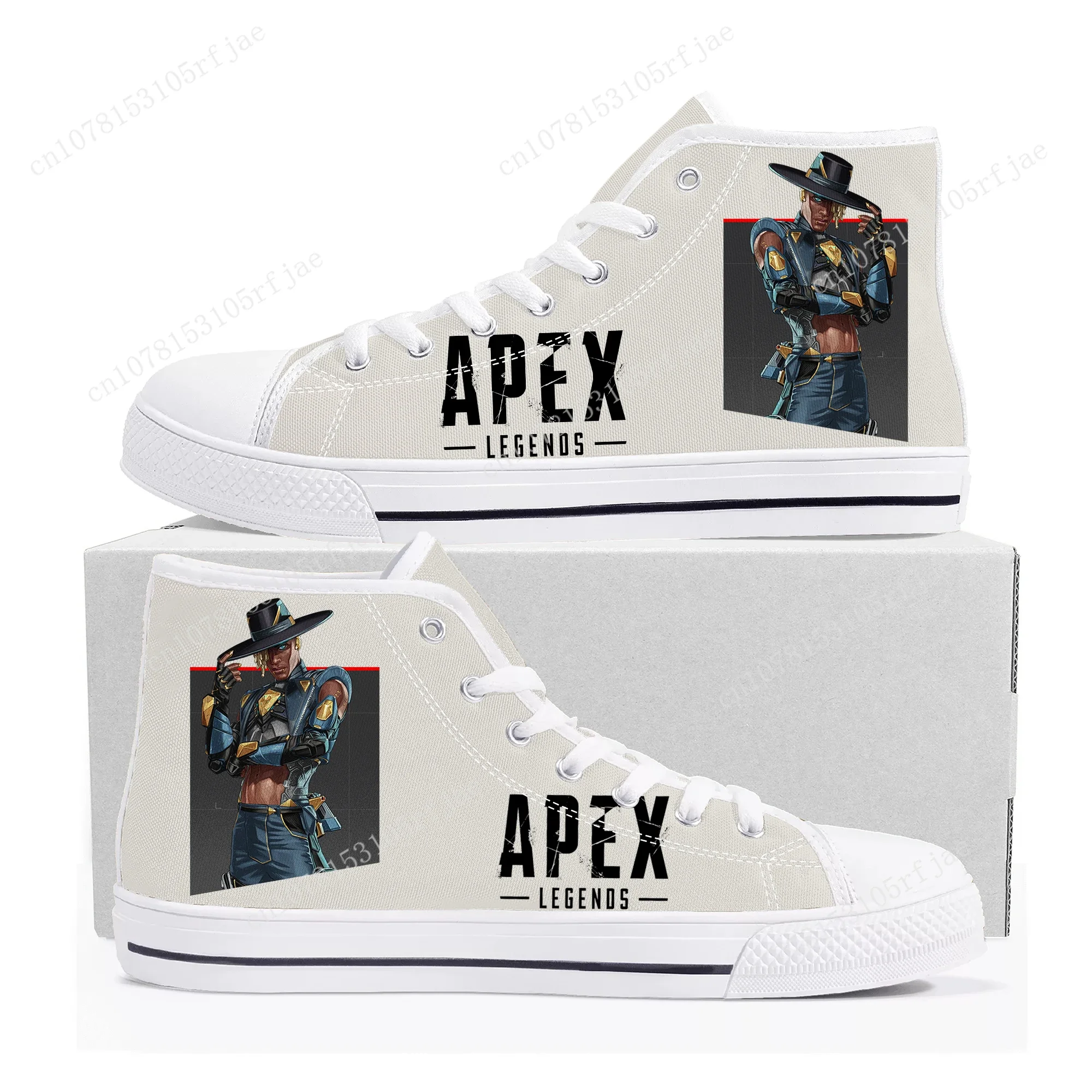 

Apex Legends Seer High Top Sneakers Hot Cartoon Game Mens Womens Teenager High Quality Canvas Shoes Casual Tailor Made Sneaker