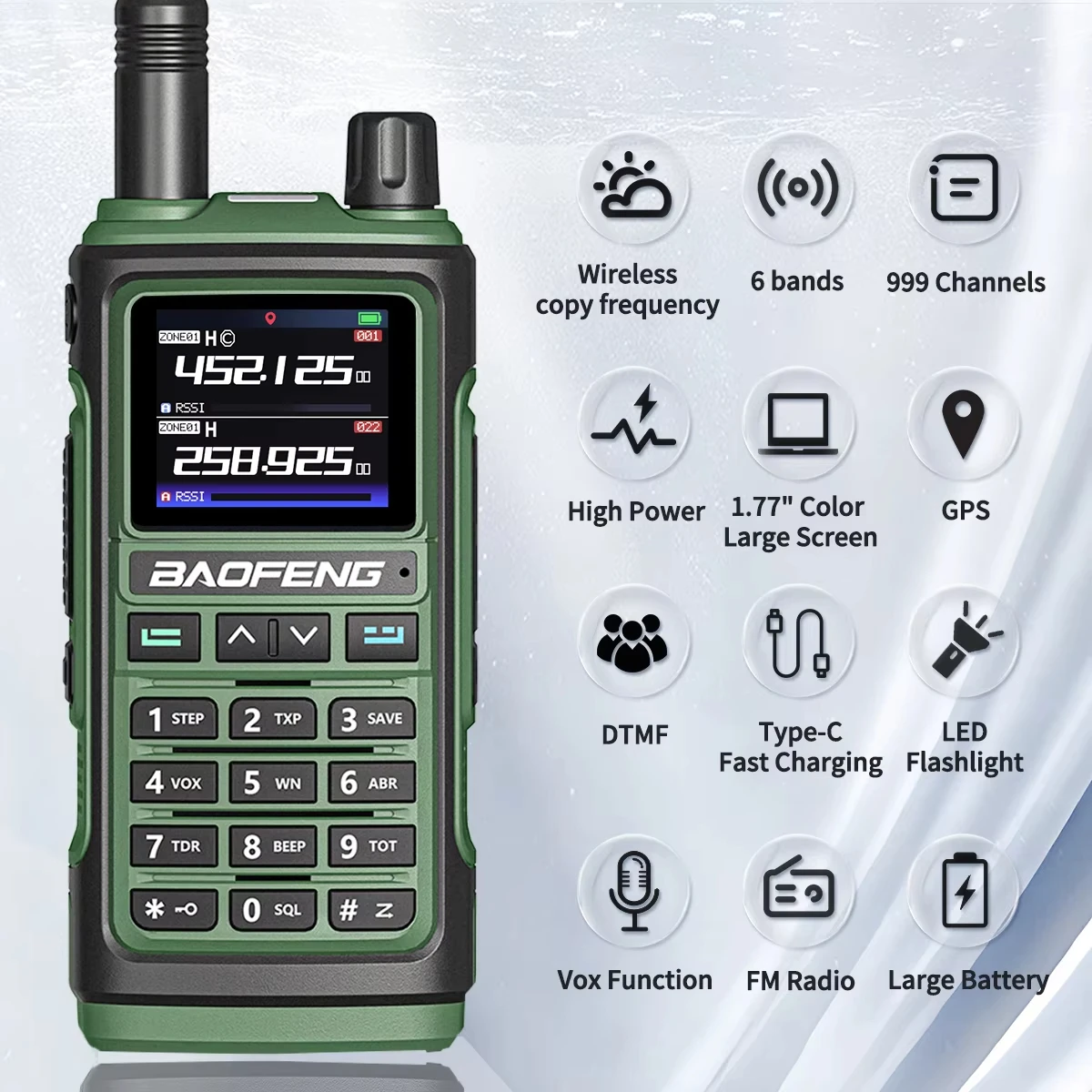 راديو باوفينغ UV-17H للمغامرات - مراجعة Outdoor Adventure Inc وسعره
