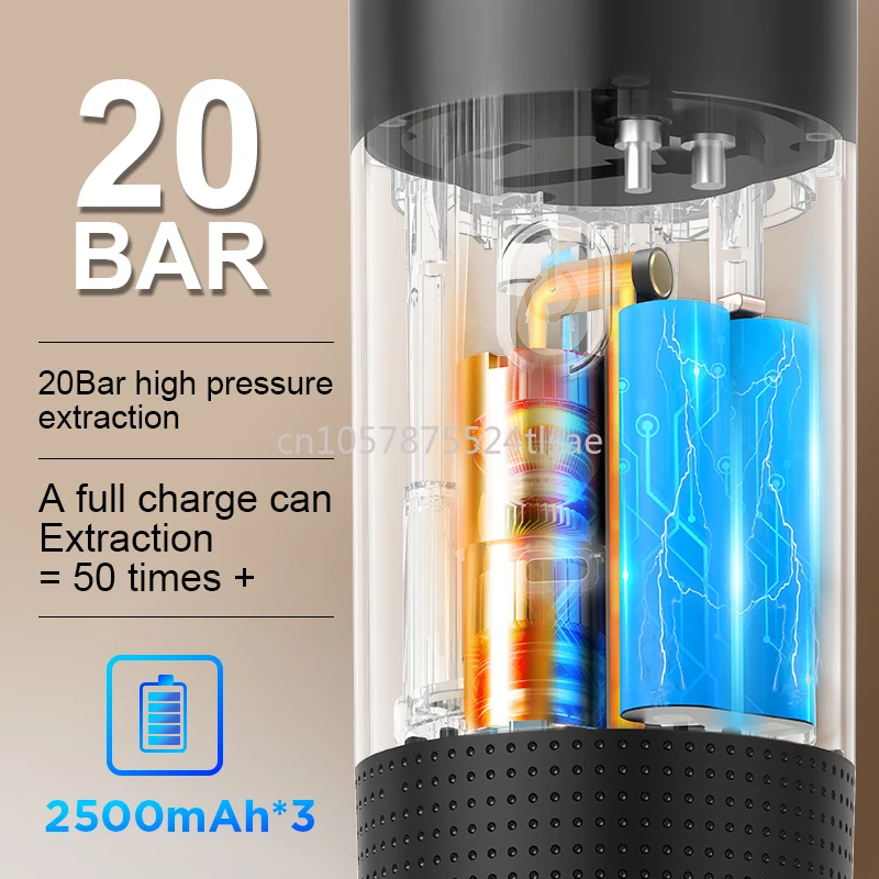 Portable Espresso Electric Small Wireless Pump Pressure Coffee Machine