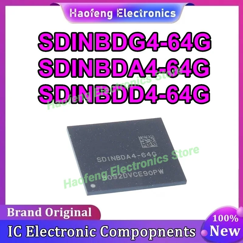 

Новый оригинальный SDINBDD4-64G SDINBDG4-64G SDINBDA4-64G BGA153 SDINBDG4-64G BGA153 SDINBDD4 64G BGA153 новый чип памяти 64 ГБ в наличии