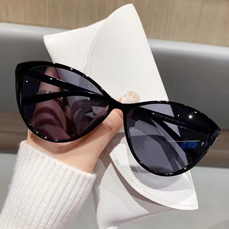 Vintage Runde Sonnenbrille für Damen und Herren, Katzenaugen-Sonnenbrille, Ovale Brillen für Männer und Frauen