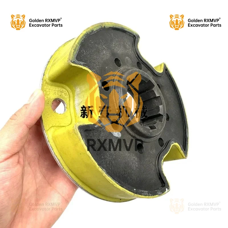 For sunward SWE 50/60/70/80 Foton Lewo 60 Hydraulic Pump Coupling Connection Plate Connection Rubber Excavator Accessories