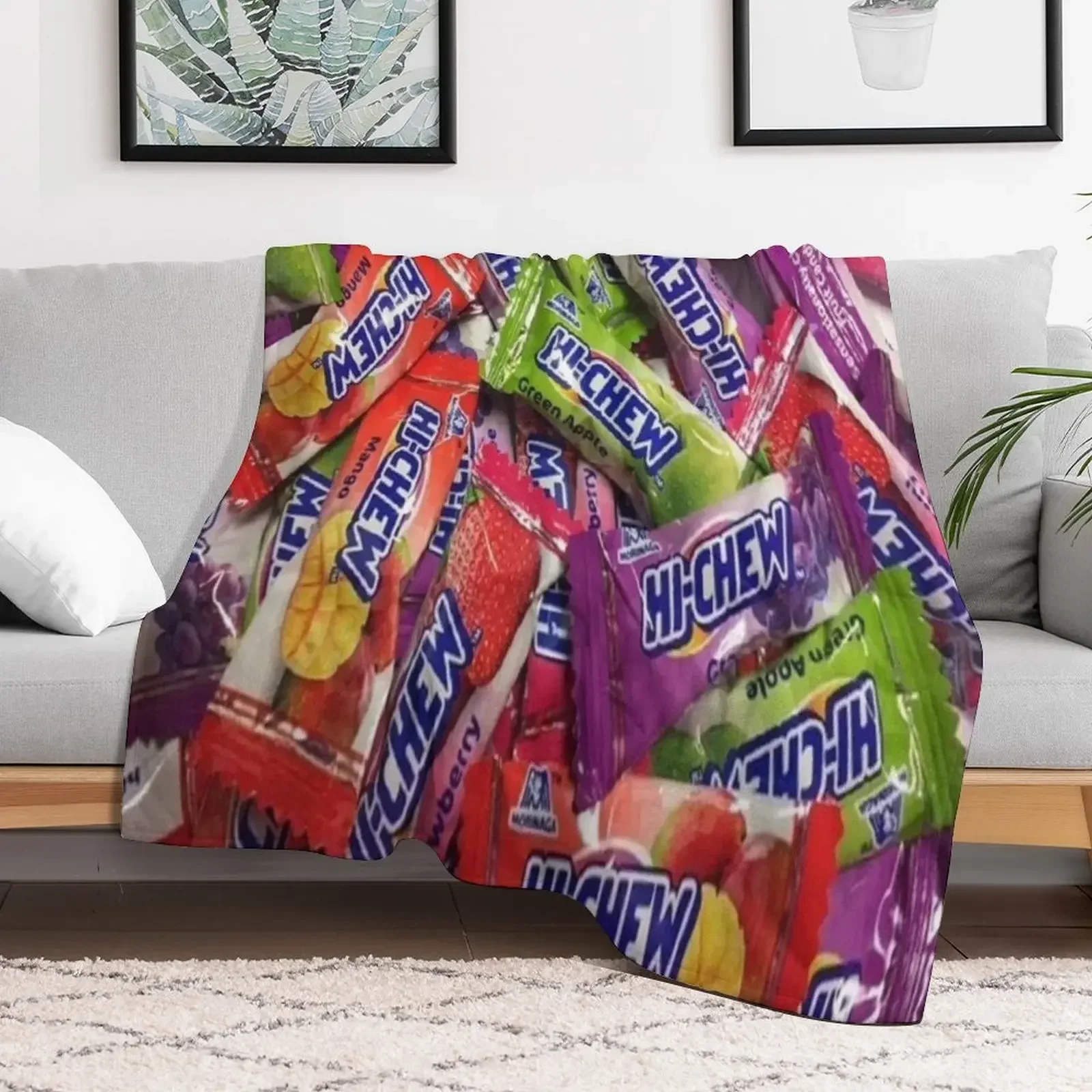 Hi-Chew Candy Throw Blanket Tourist Luxury Decorative Sofa Stuffeds Blankets