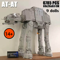 6785 Uds. Gran AT-AT Compatible 75313 70888 Bloques De Construcción Modelo Cumpleaños Regalos De Navidad Juguetes En STOCK