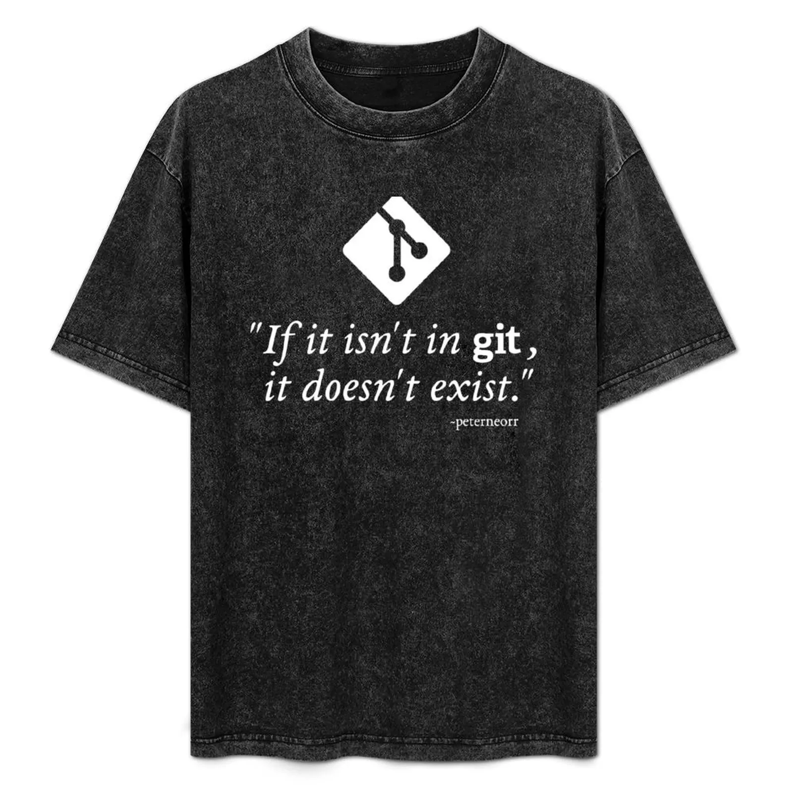 

If it isn't in Git, it doesn't exist T-Shirt Running Performance Short Sleeve Tee