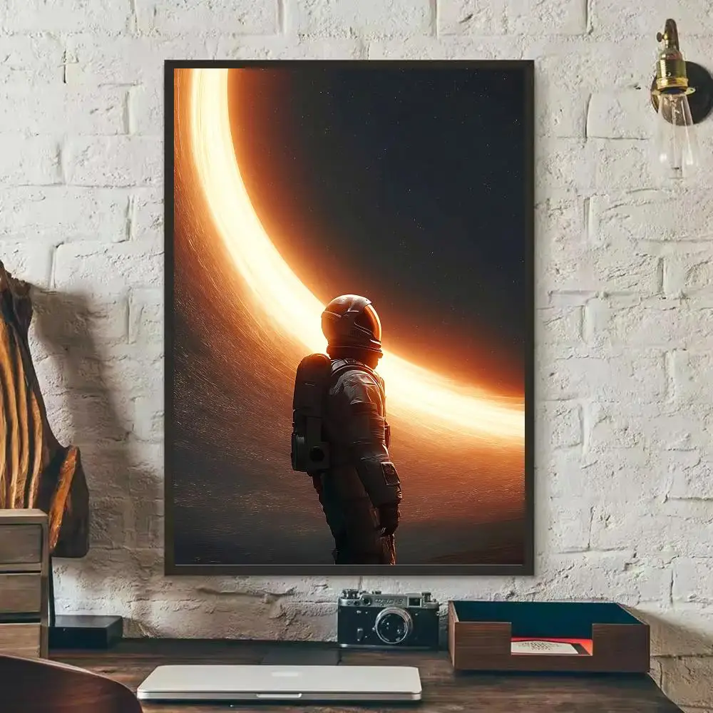 I-Interstellar-r Poster HD Wall Art Print,Self-adhesive Poster Sticker,Aesthetic Home Decor