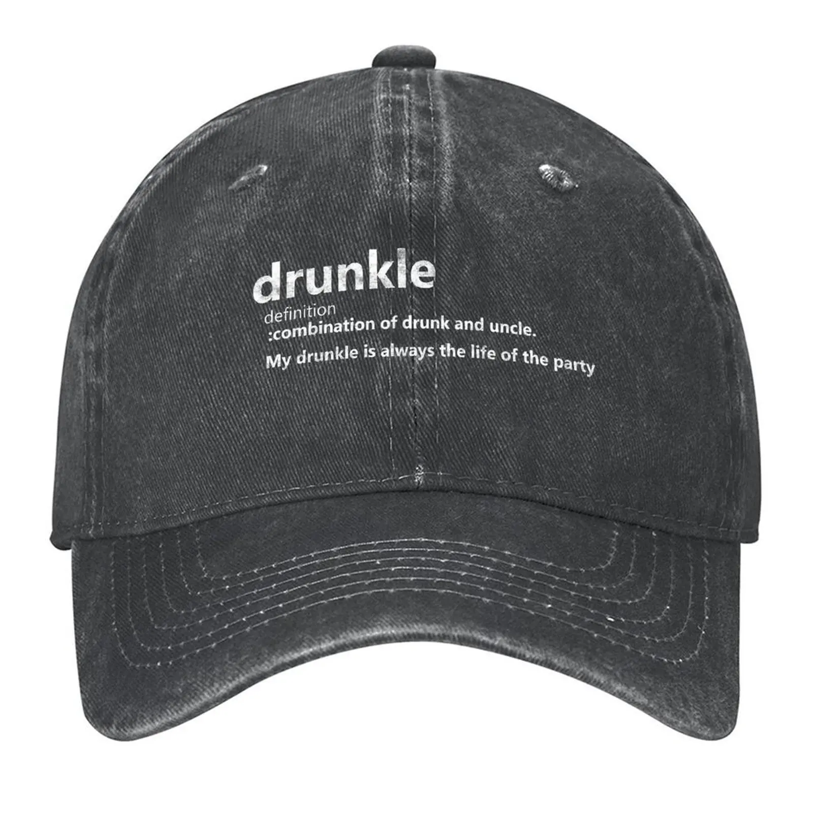 

Drunkle Drunk Uncle Definition Drinking Dysfunctional Family Fun Baseball Cap Dropshipping Anime Hat Mens Caps Women's