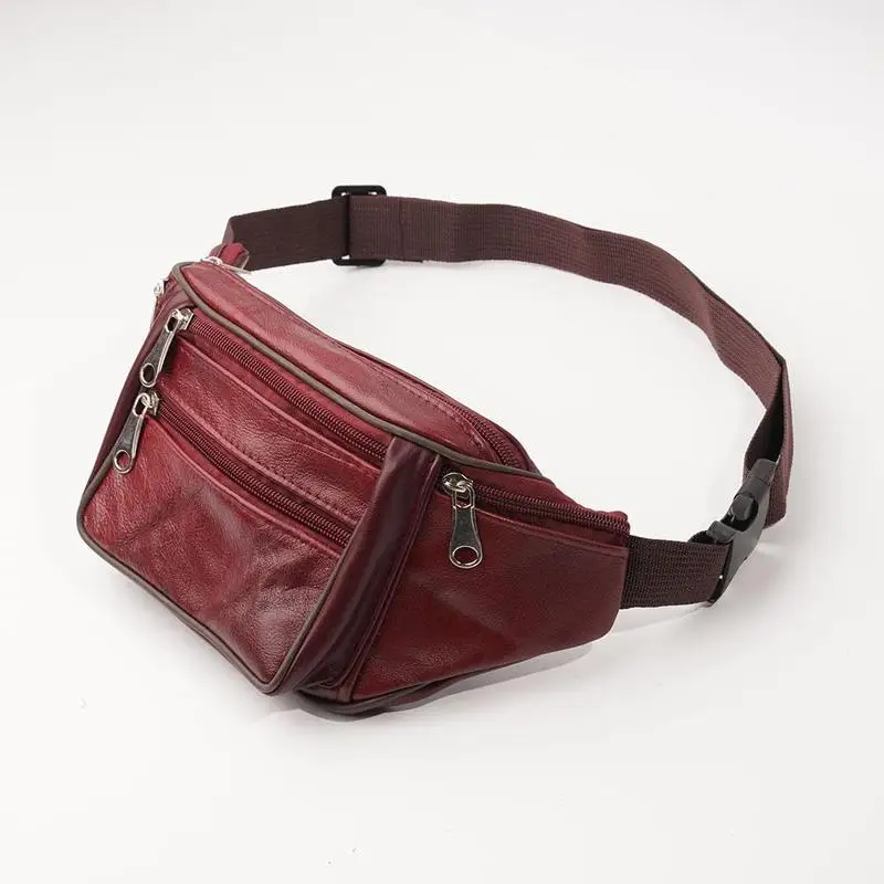 Herren-Gürteltasche aus PU-Leder, Hüfttasche, Kunstleder-Bauchtasche, modische, luxuriöse kleine Umhängetasche für Männer – Detail 30