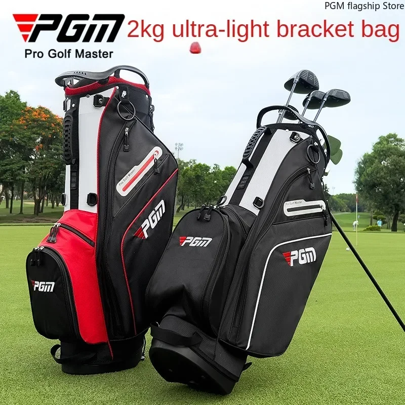 PGM Golf Bag Men's and Women's Stand Bag 14 Plug Ports Shoulder Strap Lightweight Portable Golf Club Bag QB147