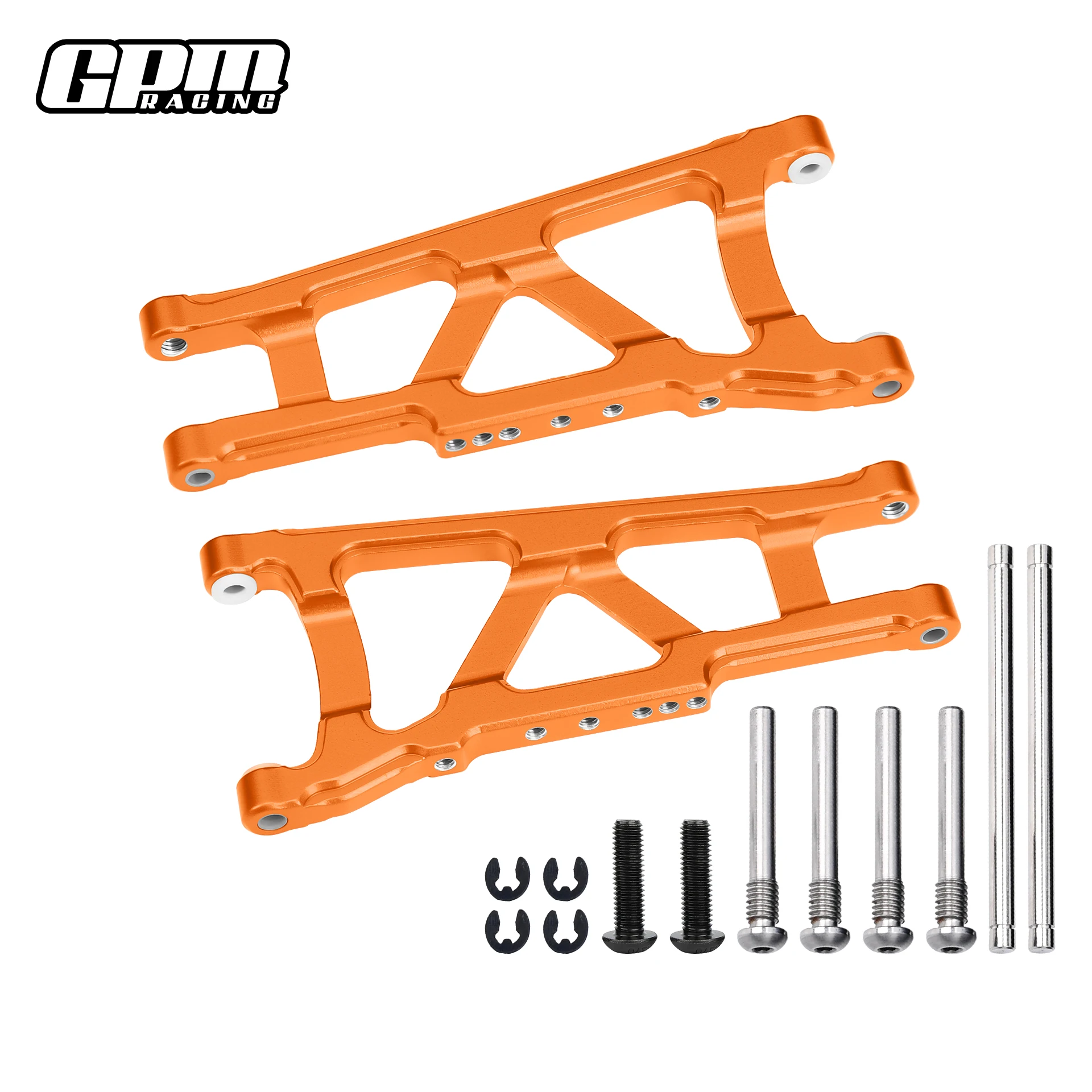 GPM-gelegeerde voor- en achterste onderste draagarmen voor de TRAXXAS 1/10 Slash 4X4 LCG / Stampede / Rustler / Hoss 3S / Ford F-150 Raptor R / XO-1.