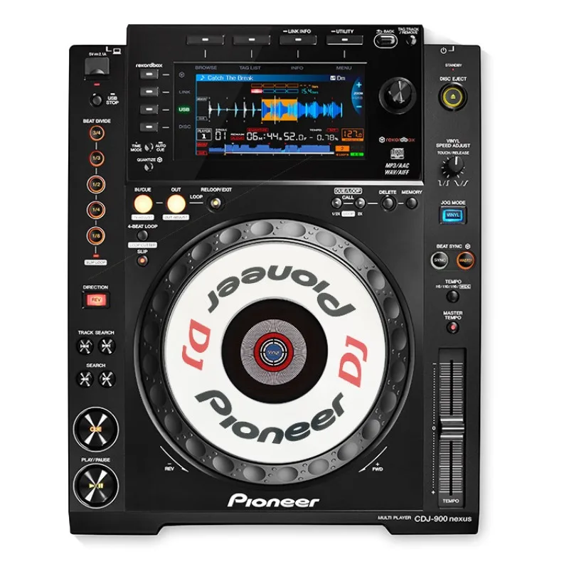 Película para Toca-Discos Pioneer CDJ-800, 850, 900, 1000, 2000, Nexus NXS2, SZ, RZ (Máquina não incluída)