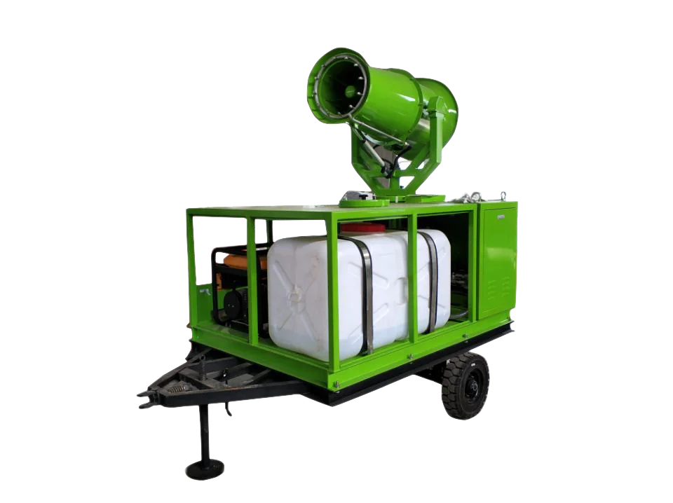 New Zhenton ZT40 Trailer Type Mobile Fog Cannon Machine with Remote & PLC Control