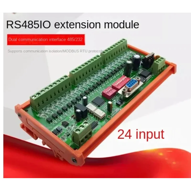 8-64 RS485 input module Modbus RTU input expansion serial input IO module remote Io