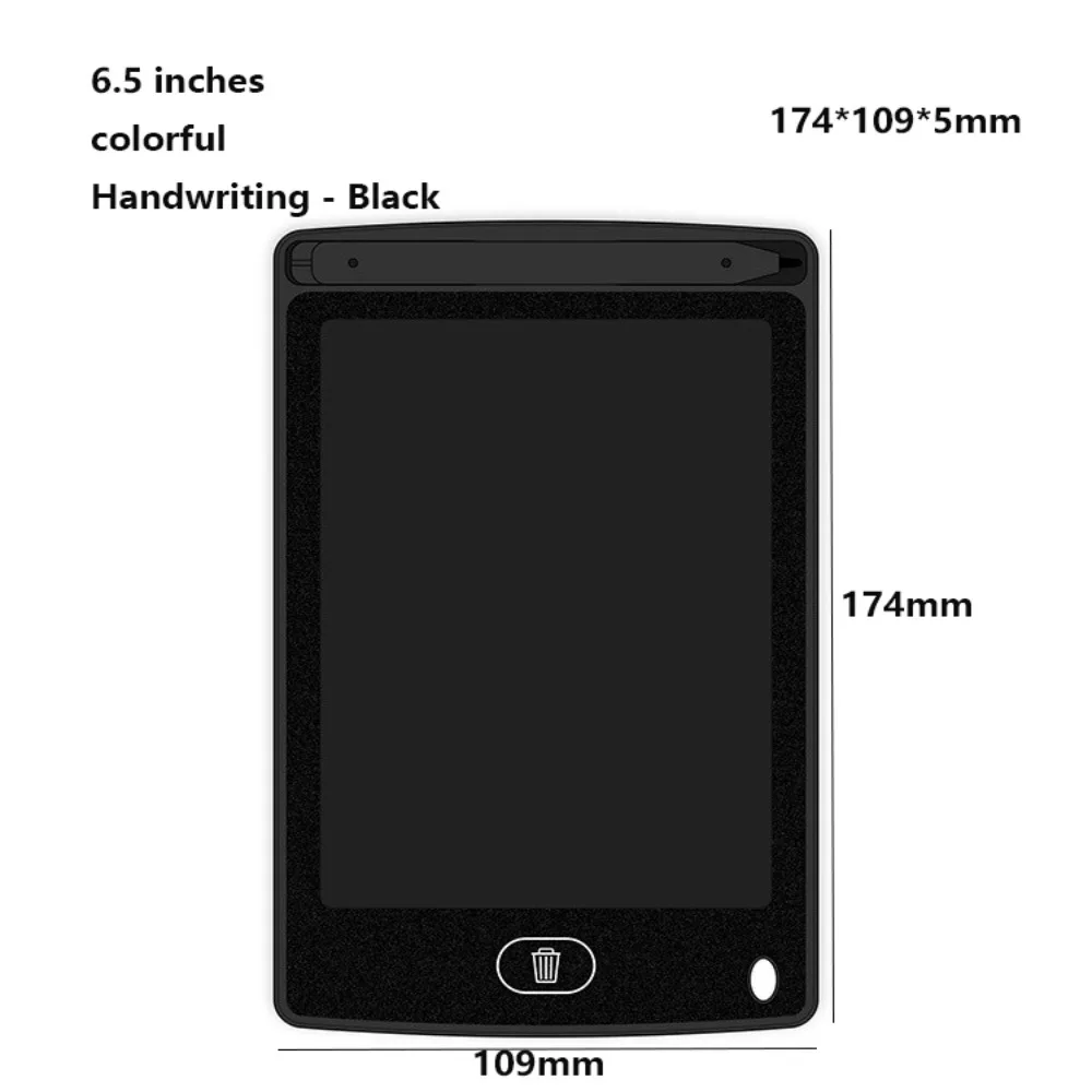 4.4/6.5in LCD Drawing Board Multicolor Plastic Writing Tablet Digit Magic Blackboard Children's Electronic Drawing Board