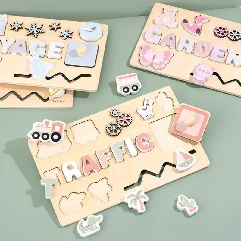 F62D kolorowa jigsawowa łamigłówka Multi-Theme Puzzle Blok konstrukcyjny Preschool Educational Training dla