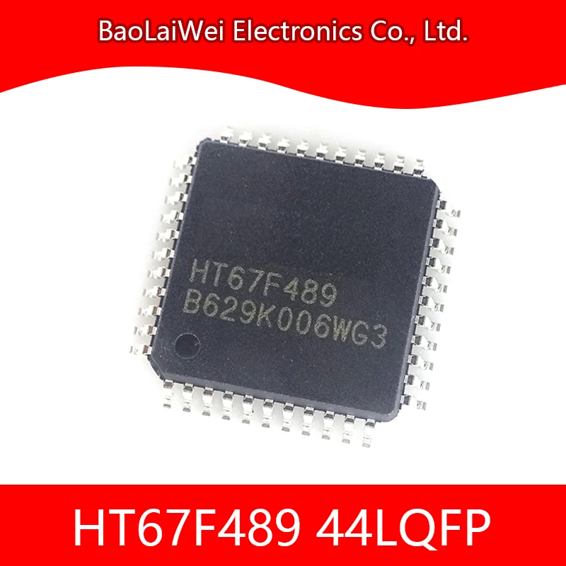 5pcs HT67F489 44LQFP chip Electronic Components Integrated Circuits Active Components A/D Flash MCU with LCD & EEPROm