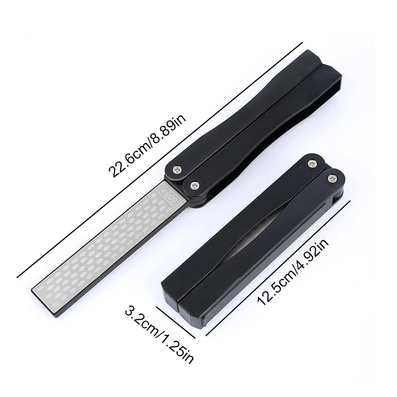 1pc Portable Double Side Grindstone Professional Kitchen Sharpener for Pocket Folding Knife Sharpening Stone Sharpener Diamond