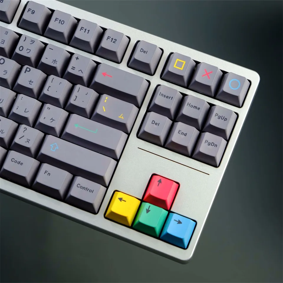 Gmk dualshotキーボードキャップ,昇華型印刷,129キー,Pbt,361,64,68,84