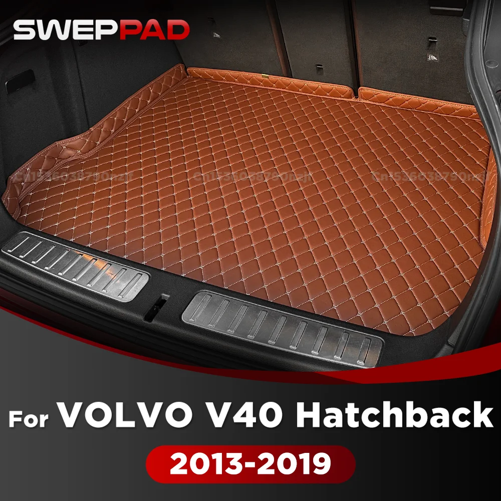Для VOLVO V40 хэтчбек 2013 2014 2015 2016 2017 2018 2019 3D коврик в багажник автомобиля коврик для багажника аксессуары для интерьера чехол