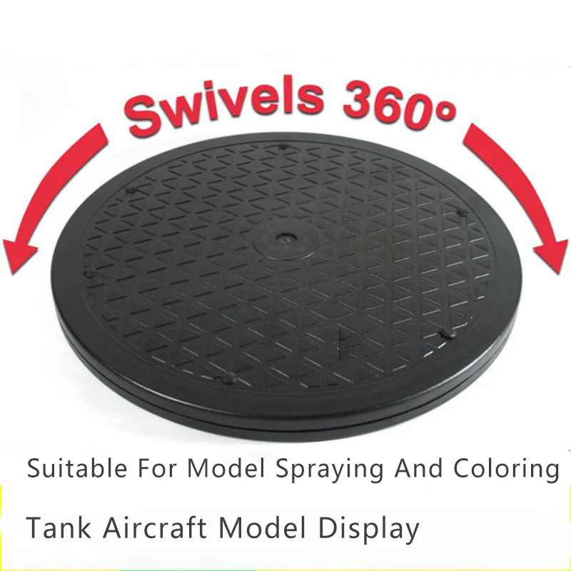 Model Spraying Coloring  Plate Table 360 Turnable Painting Plate for Military Model Building DIY Tools