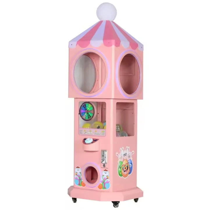 

Hot Sale Popular Gachapon Machine Capsule Children's Mini Love Elastic Ball Coin Egg Twist Machine