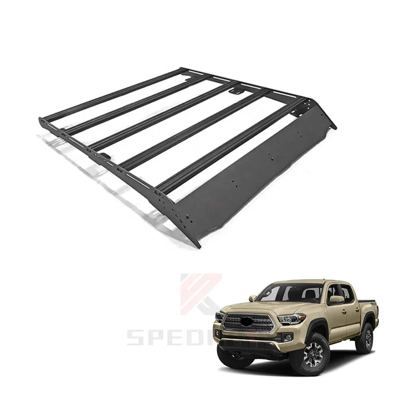 

Spedking 2005-2022 High quality wholesale prices Black aluminum with cross bar roof rack for TOYOTA TACOMA roofrack