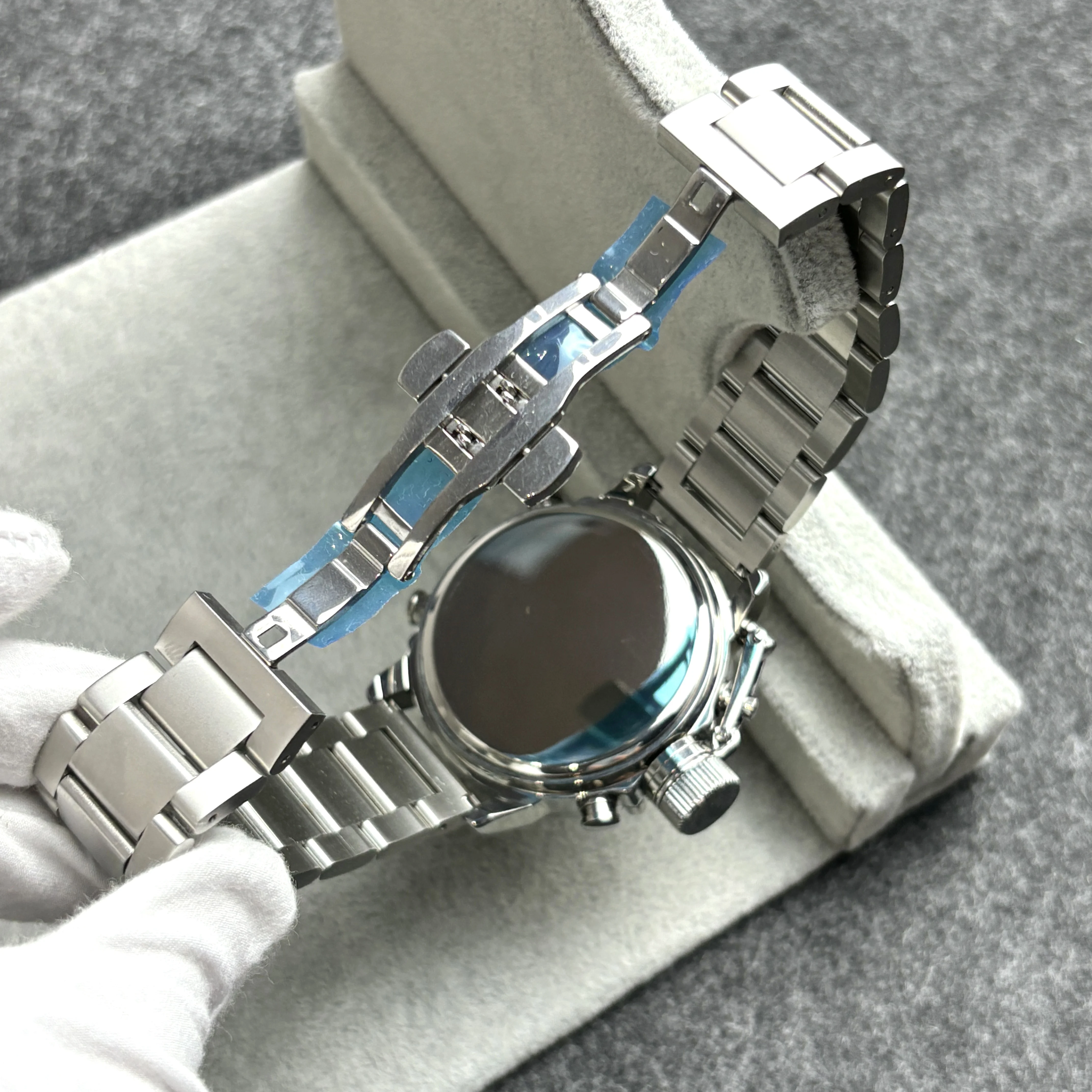 Orologi da uomo d'affari Orologi in lega da uomo di moda di lusso Orologi impermeabili multifunzionali Orologi digitali al quarzo con doppio display