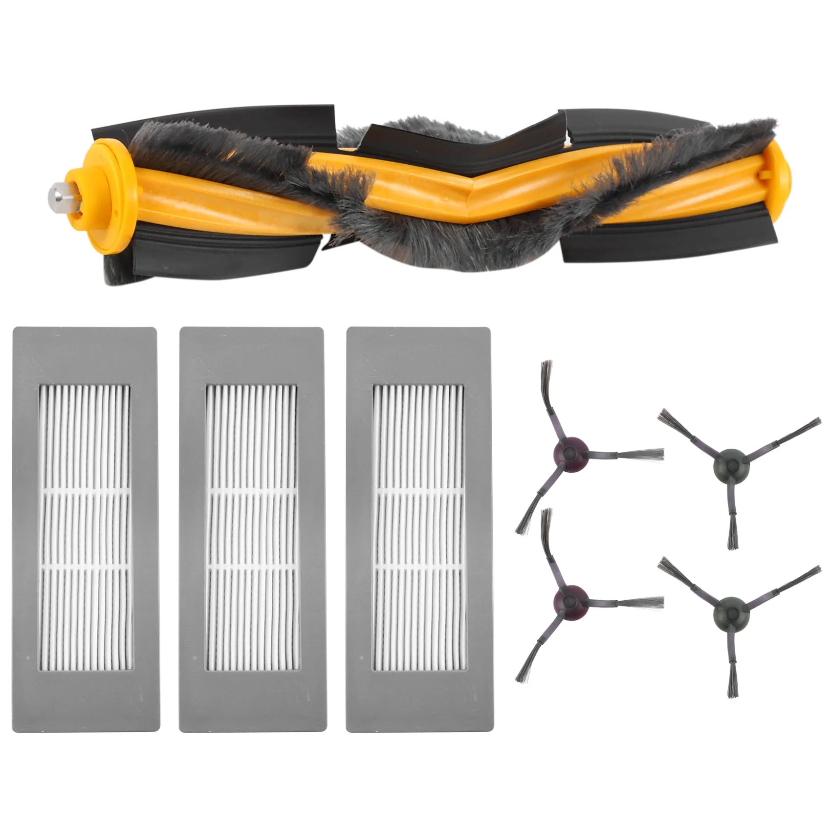 8Pcs New Roller Brush Side Brush Filter for Ecovacs Deebot Ozmo 900 DN5G Robot Vacuum Cleaner Accessories