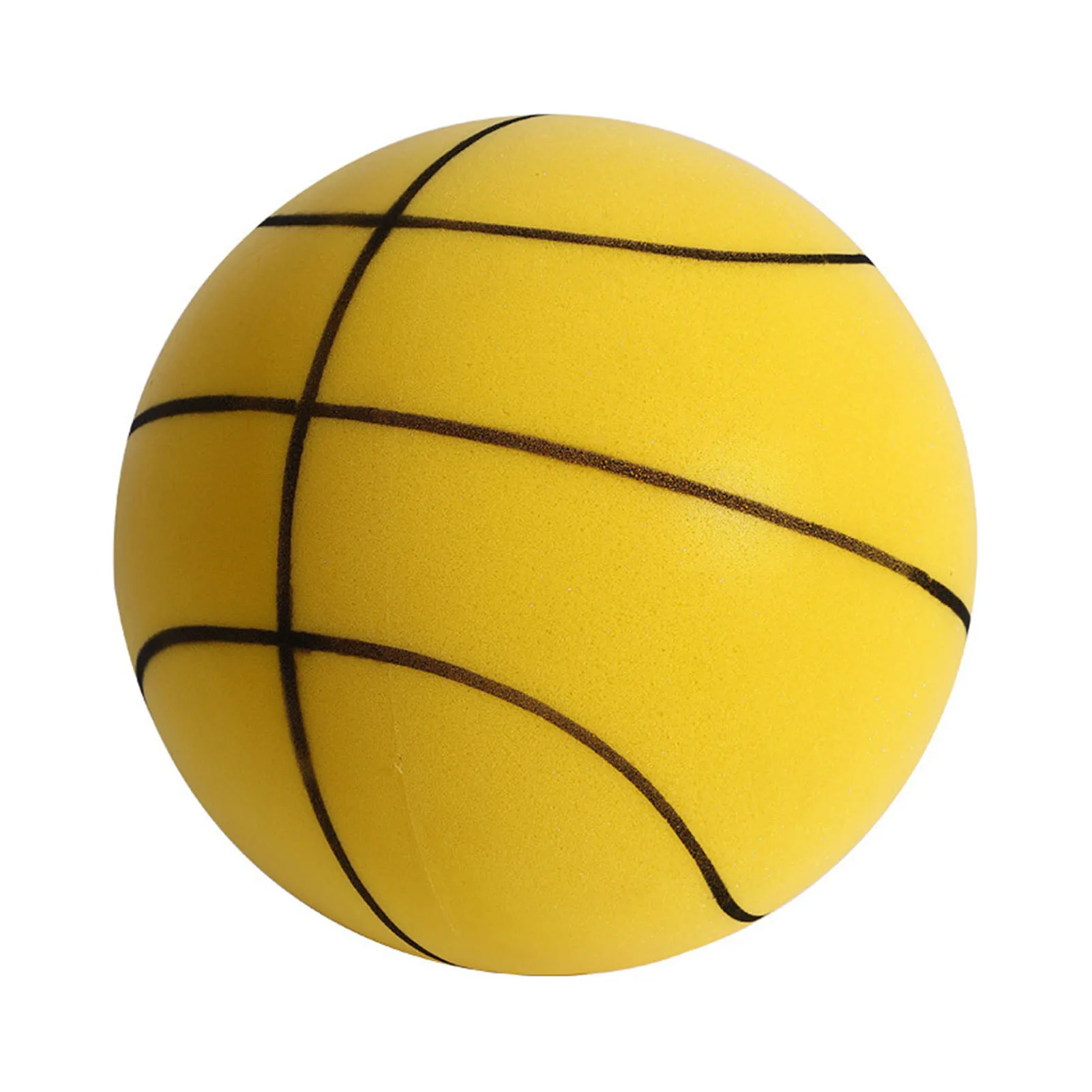 

Indoor Silent Basketball High Rebound Low Noise Kids Dribbling Training Uncoated High Density Foam Toddlers Practice Sports