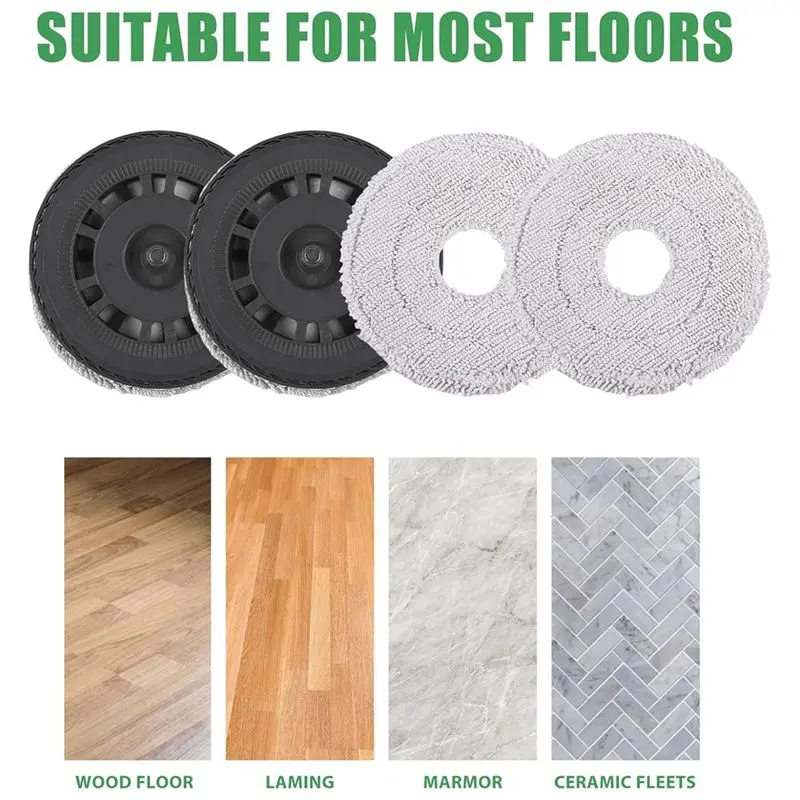 EYFL-Mopping Plate Mop Cloth Mount For Dreame L20 Ultra L10s Pro Ultra Heat / X40 Ultra / X40 Master / L40 Ultra Vacuum Parts