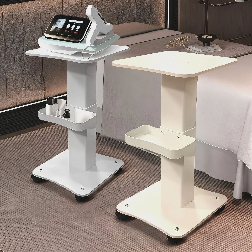 다기능 뷰티 카트 – 고품질 목재 및 금속, 조용한 유니버설 휠, 88.18파운드 용량, 살롱 및 스파에 이상적