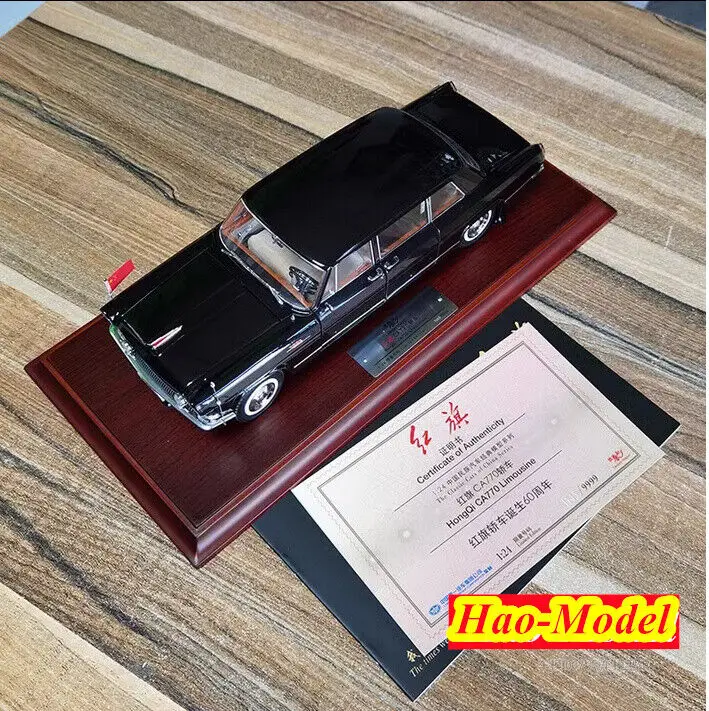 1:24 Für Rote Flagge CA770 Modell Auto Diecast Metall Hobby Display Geschenke Schwarz Ornamente Jungen Geburtstag Geschenke Hobby Sammlung Display