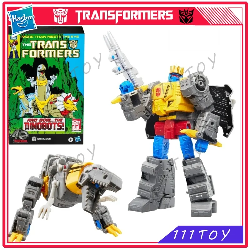 

In Stock Hasbro Transformers Toys Generations Comic Edition Leader Class Grimlock Action Figure Robot Toy Collect Gift Hobbies
